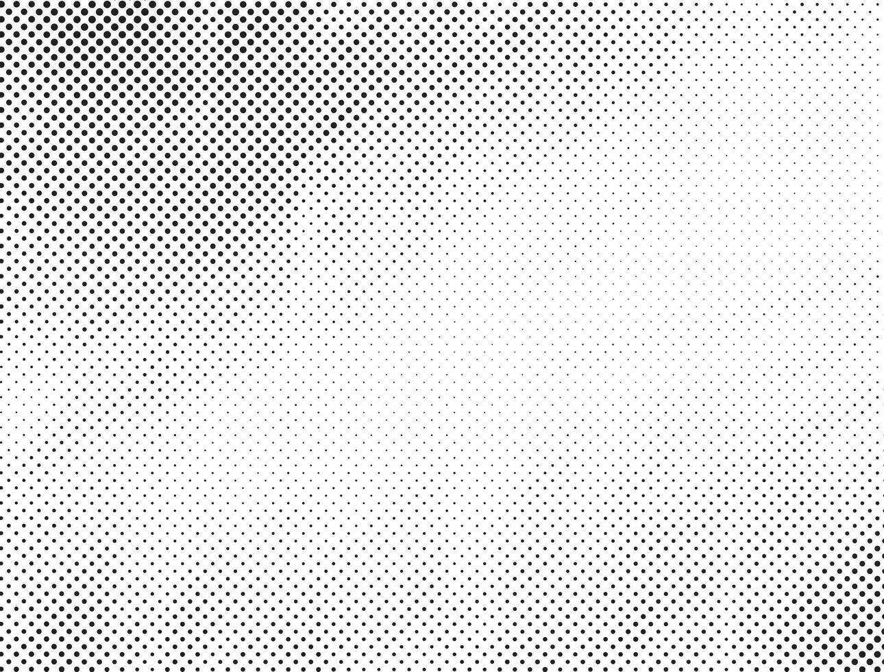 abstrait demi-teinte Contexte et grunge texture s'estomper à pois pente sur blanc Contexte. gratuit vecteur