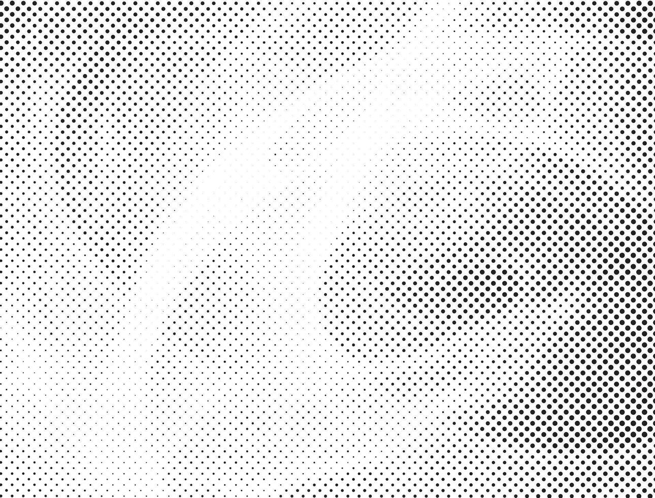 abstrait demi-teinte Contexte et grunge texture s'estomper à pois pente sur blanc Contexte. gratuit vecteur