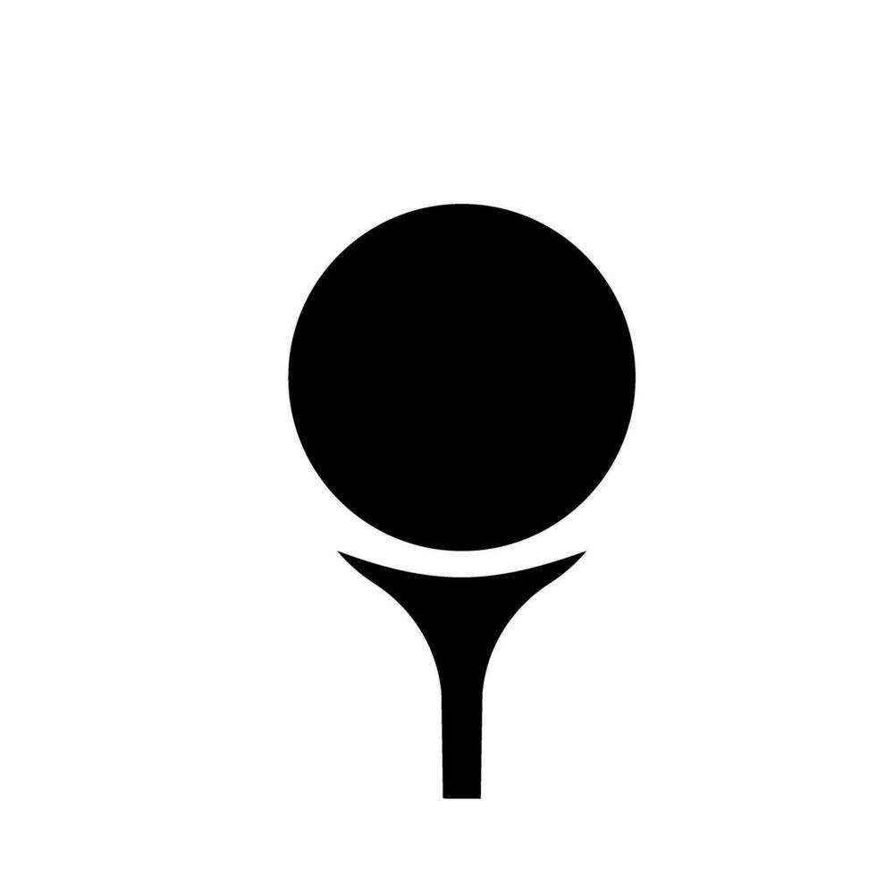 le golf Balle icône vecteur ensemble. le golf illustration signe collection. sport symbole. jouer au golf logo.