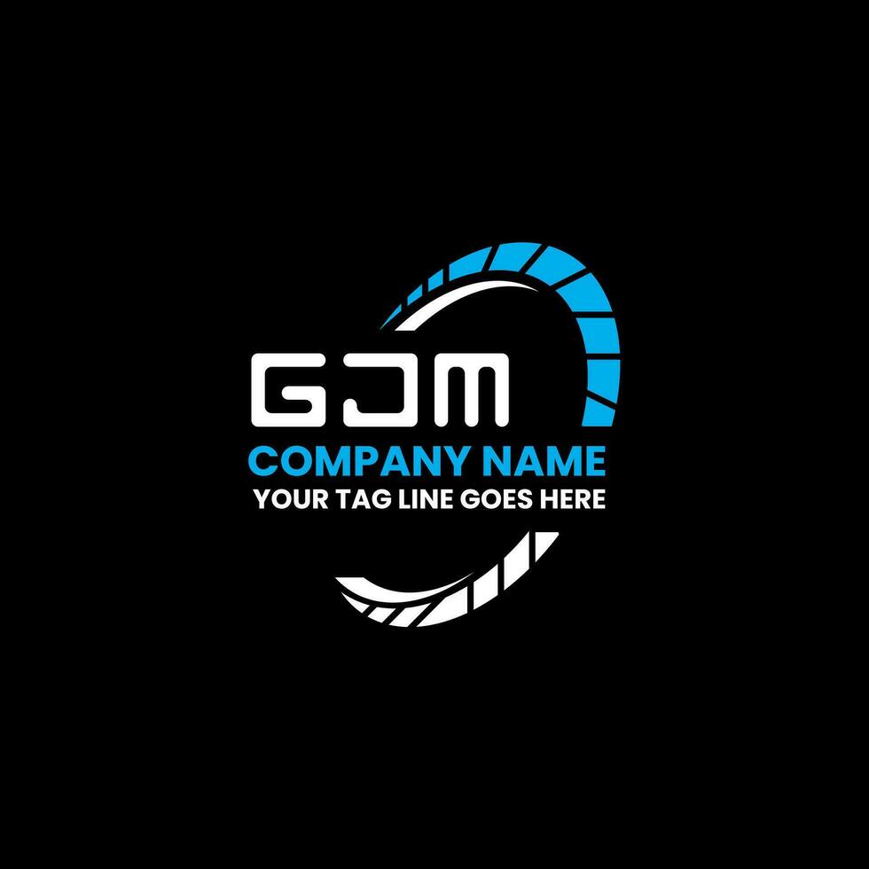 gjm lettre logo Créatif conception avec vecteur graphique, gjm Facile et moderne logo. gjm luxueux alphabet conception