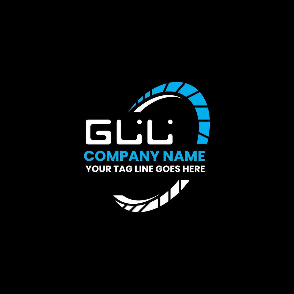 gll lettre logo Créatif conception avec vecteur graphique, gll Facile et moderne logo. gll luxueux alphabet conception