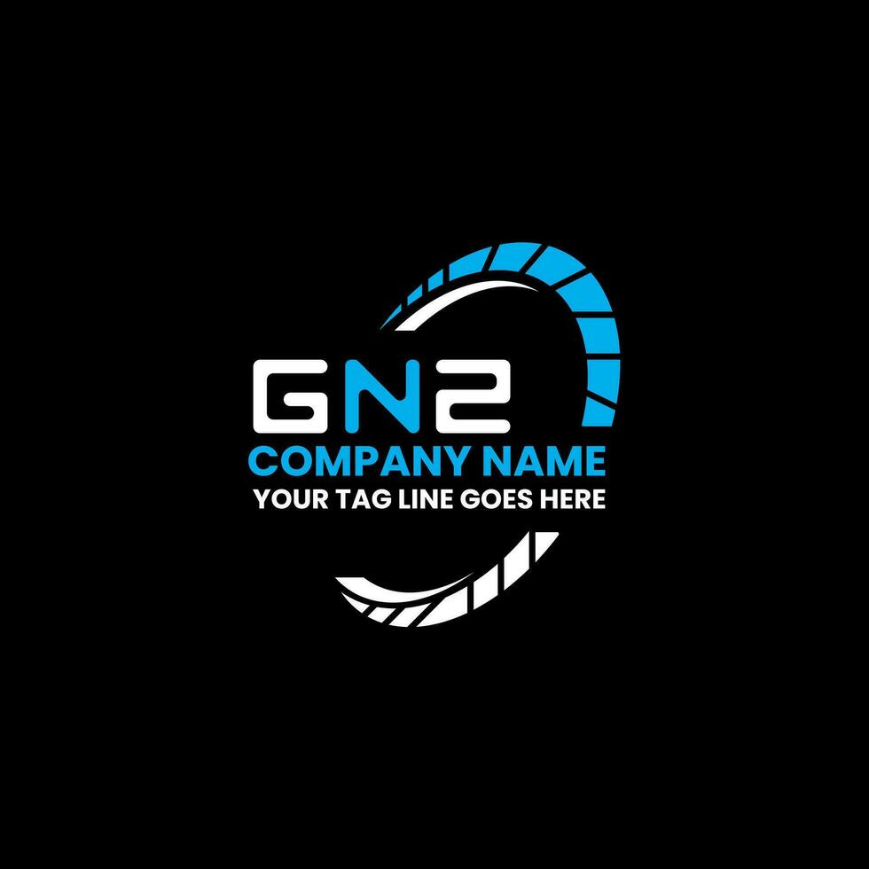 gnz lettre logo Créatif conception avec vecteur graphique, gnz Facile et moderne logo. gnz luxueux alphabet conception