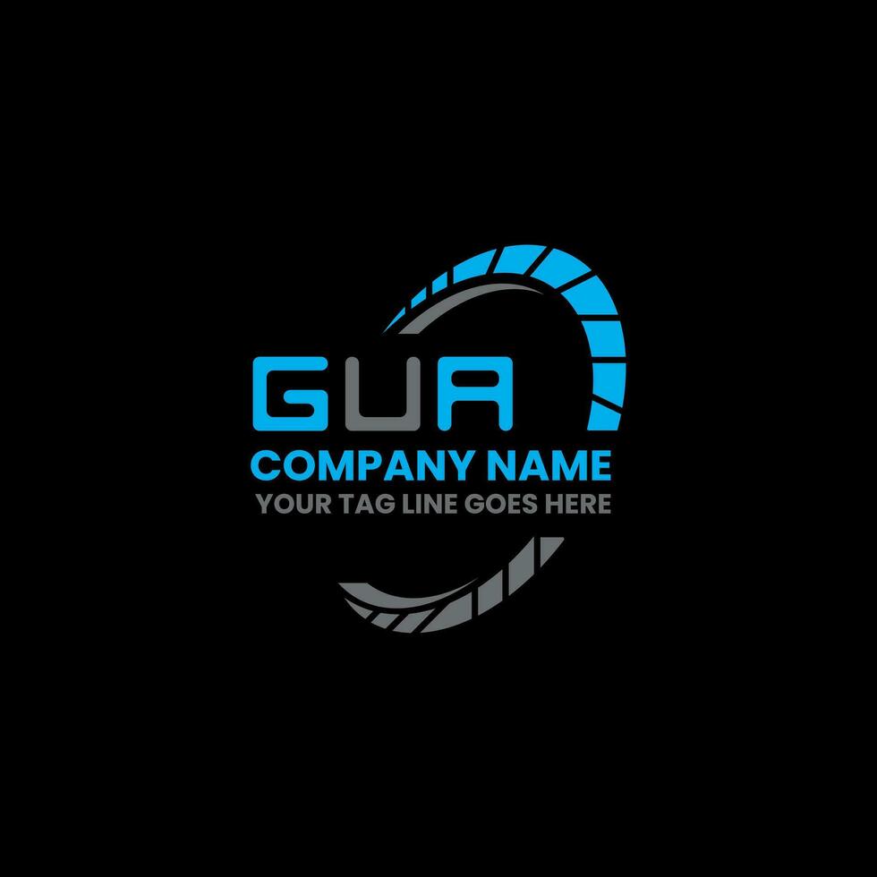 gua lettre logo Créatif conception avec vecteur graphique, gua Facile et moderne logo. gua luxueux alphabet conception