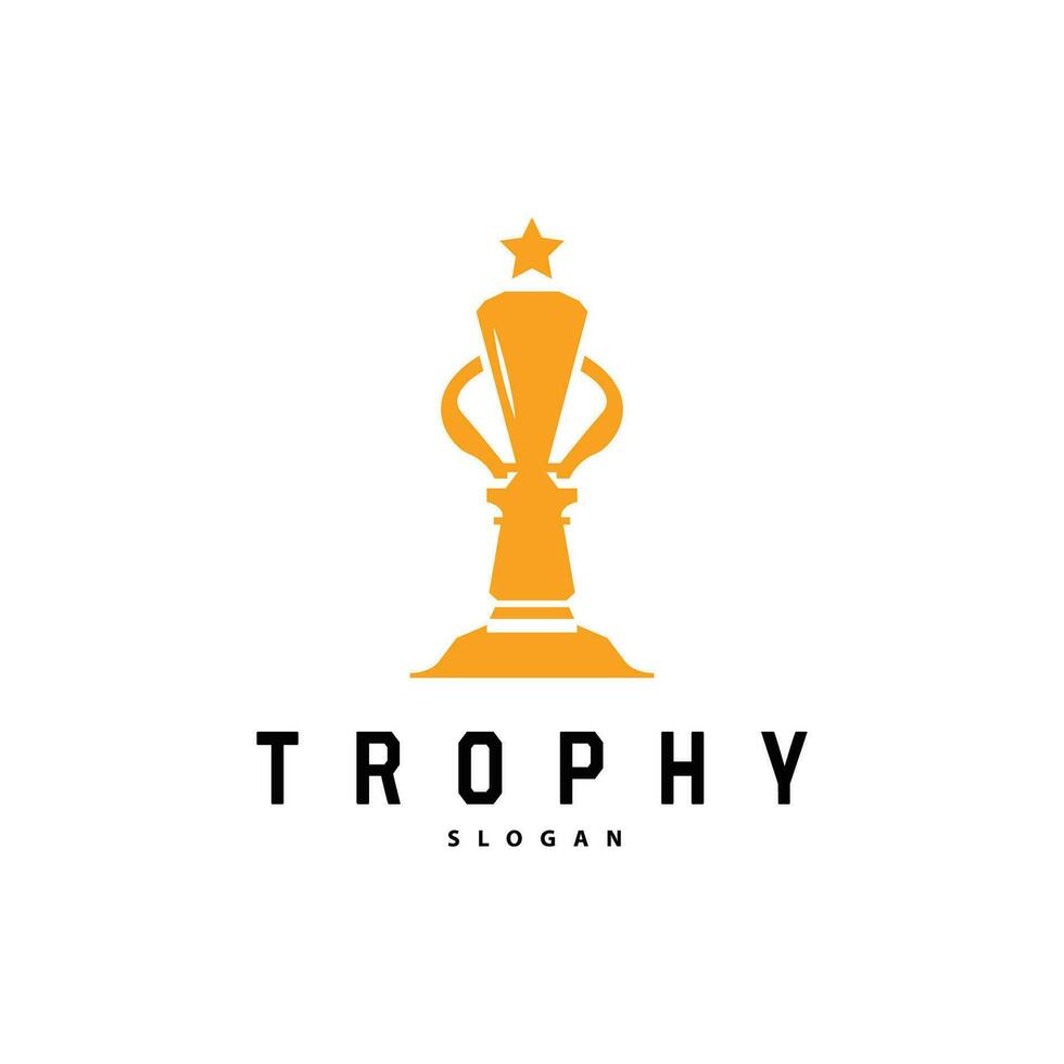 trophée logo, conception vecteur icône modèle illustration tasse championnat tournoi gagnant prix