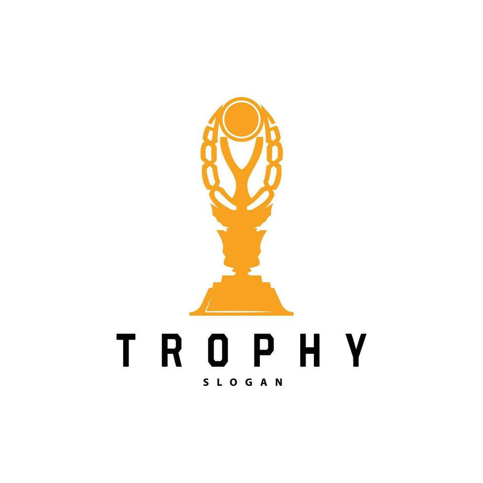 trophée logo, conception vecteur icône modèle illustration tasse championnat tournoi gagnant prix