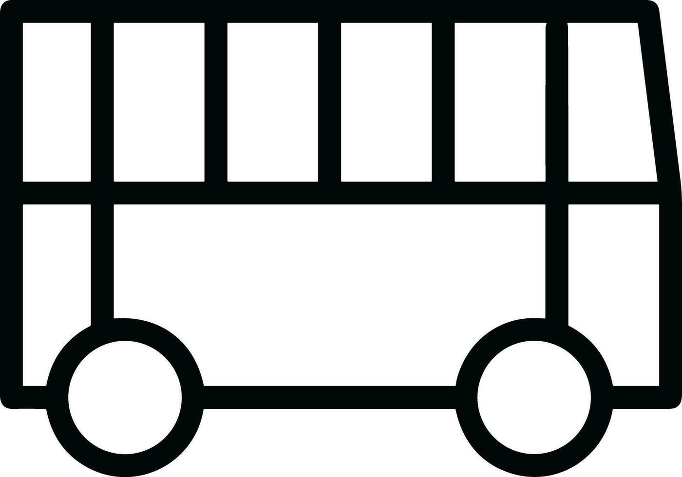 autobus transport symbole icône vecteur image. illustration de le silhouette autobus transport Publique Voyage conception image. eps dix