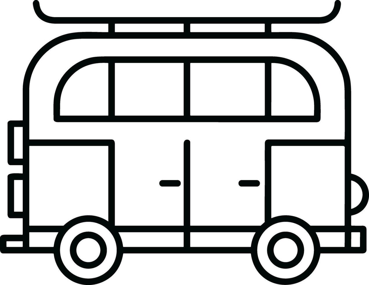 autobus transport symbole icône vecteur image. illustration de le silhouette autobus transport Publique Voyage conception image. eps dix