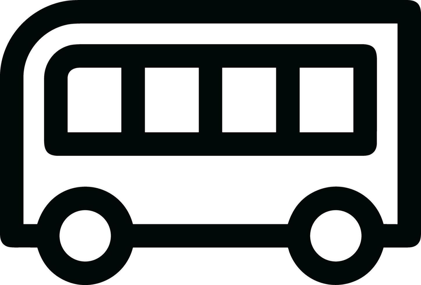 autobus transport symbole icône vecteur image. illustration de le silhouette autobus transport Publique Voyage conception image. eps dix