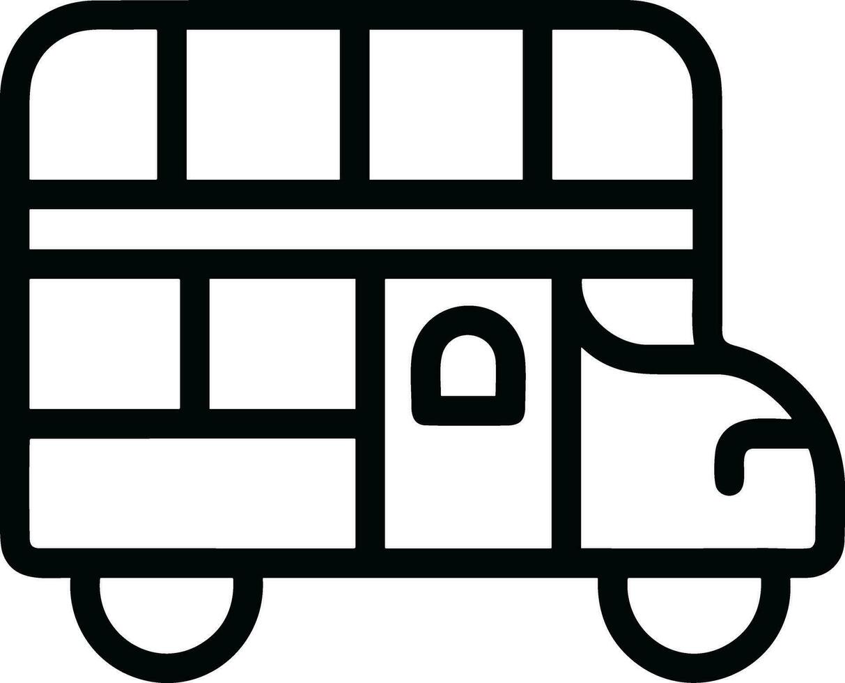 autobus transport symbole icône vecteur image. illustration de le silhouette autobus transport Publique Voyage conception image. eps dix