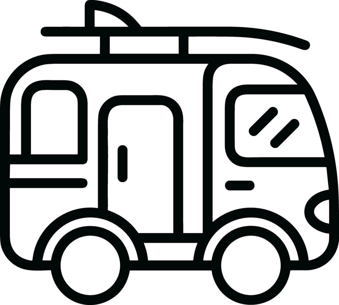 autobus transport symbole icône vecteur image. illustration de le silhouette autobus transport Publique Voyage conception image. eps dix