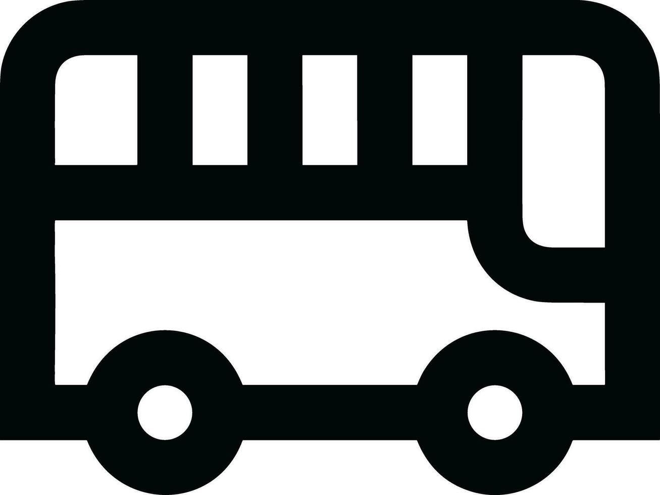 autobus transport symbole icône vecteur image. illustration de le silhouette autobus transport Publique Voyage conception image. eps dix