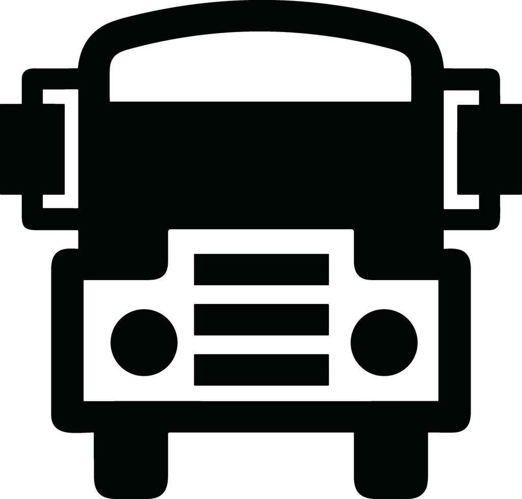 autobus transport symbole icône vecteur image. illustration de le silhouette autobus transport Publique Voyage conception image. eps dix