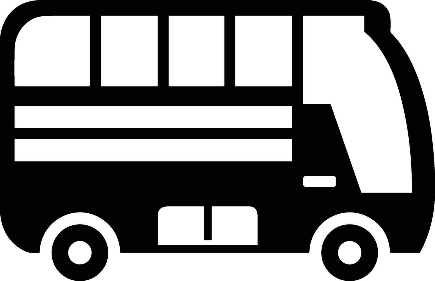 autobus transport symbole icône vecteur image. illustration de le silhouette autobus transport Publique Voyage conception image. eps dix