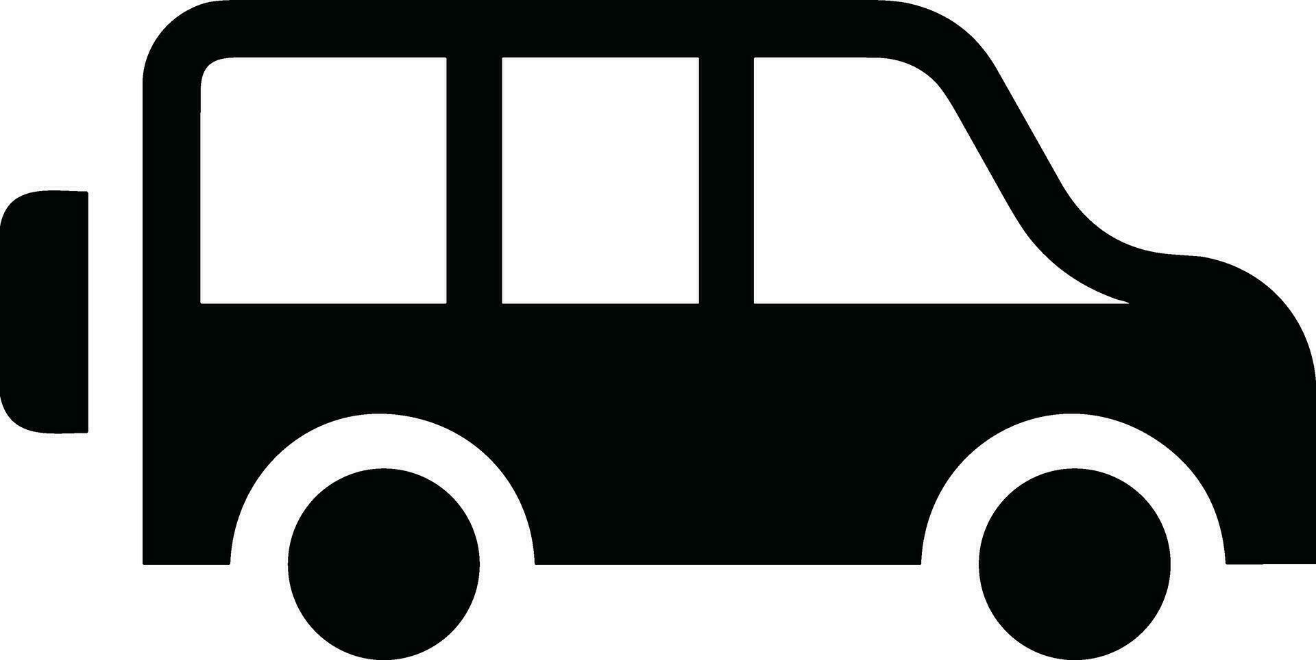 autobus transport symbole icône vecteur image. illustration de le silhouette autobus transport Publique Voyage conception image. eps dix