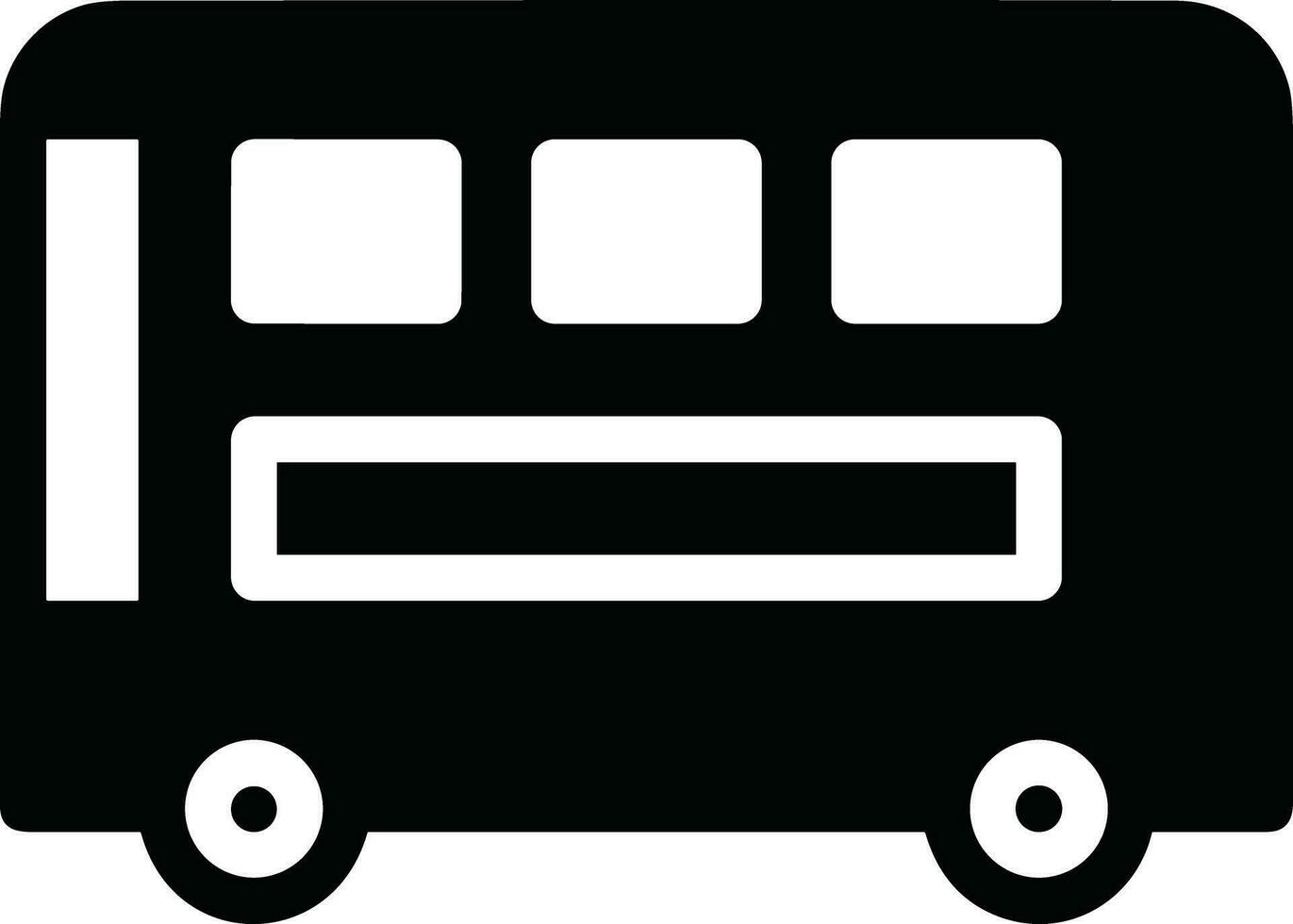 autobus transport symbole icône vecteur image. illustration de le silhouette autobus transport Publique Voyage conception image. eps dix