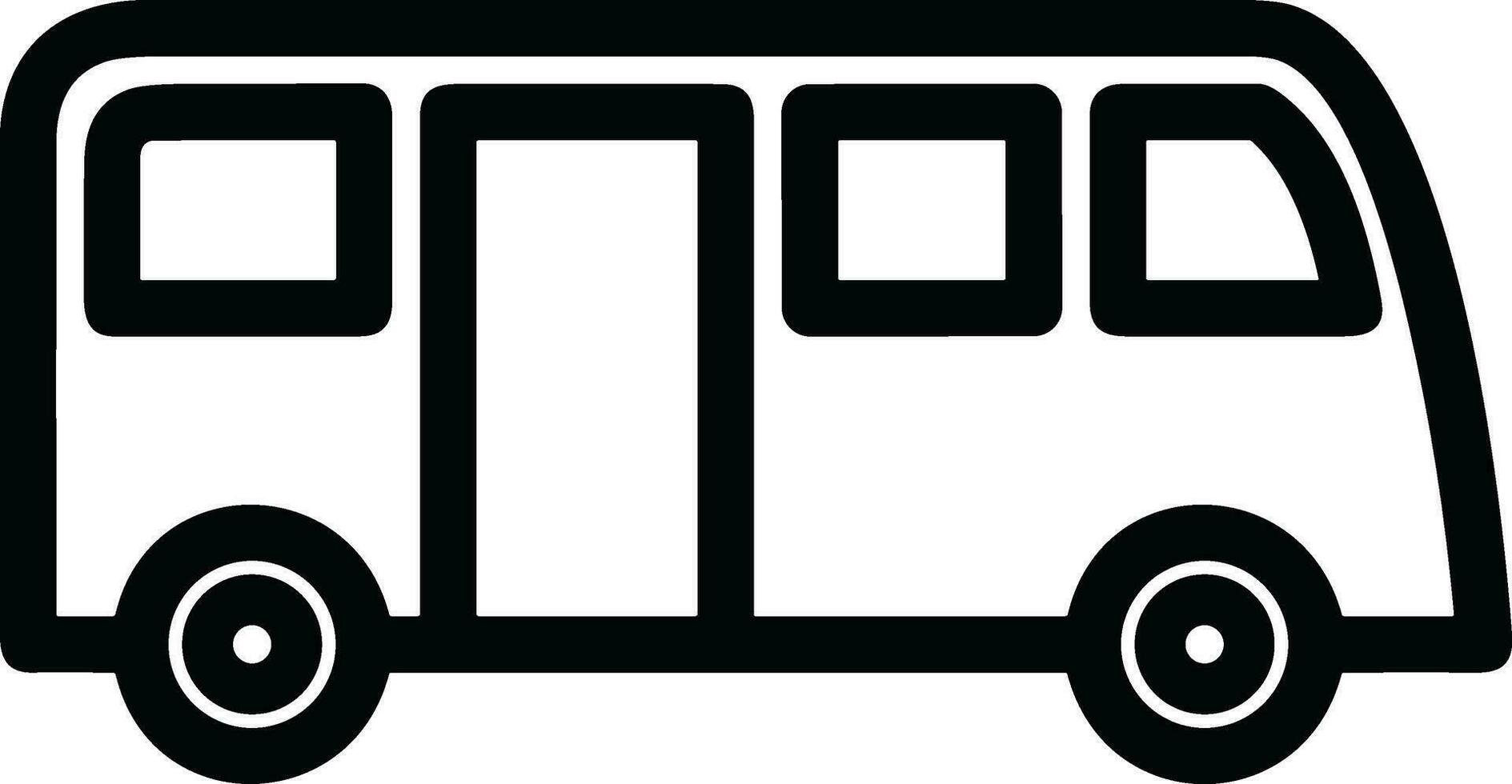 autobus transport symbole icône vecteur image. illustration de le silhouette autobus transport Publique Voyage conception image. eps dix