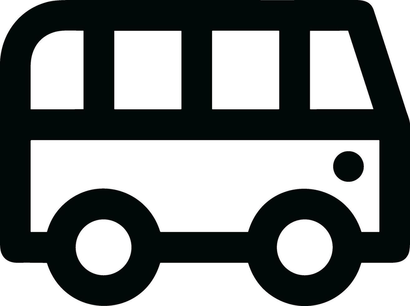 autobus transport symbole icône vecteur image. illustration de le silhouette autobus transport Publique Voyage conception image. eps dix