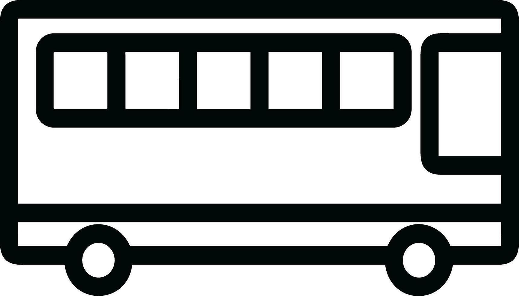 autobus transport symbole icône vecteur image. illustration de le silhouette autobus transport Publique Voyage conception image. eps dix