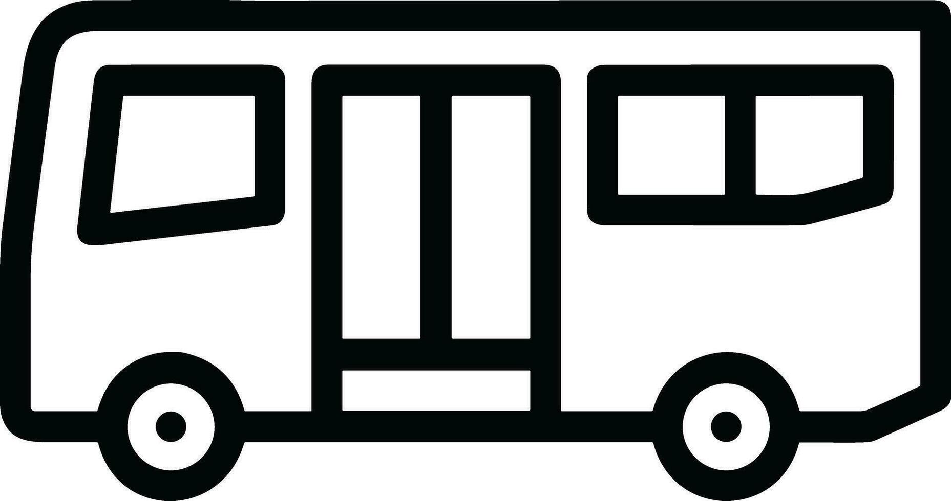 autobus transport symbole icône vecteur image. illustration de le silhouette autobus transport Publique Voyage conception image. eps dix