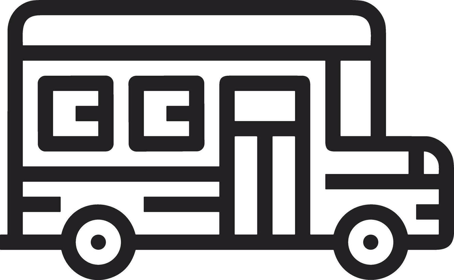 autobus transport symbole icône vecteur image. illustration de le silhouette autobus transport Publique Voyage conception image. eps dix