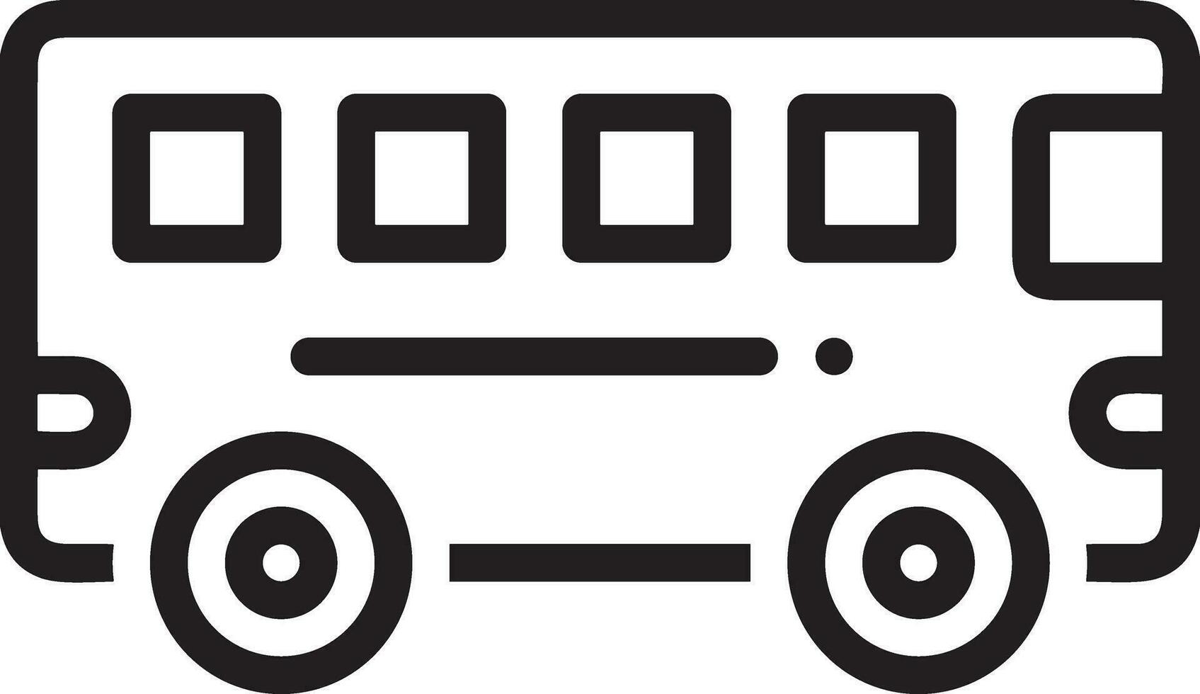 autobus transport symbole icône vecteur image. illustration de le silhouette autobus transport Publique Voyage conception image. eps dix