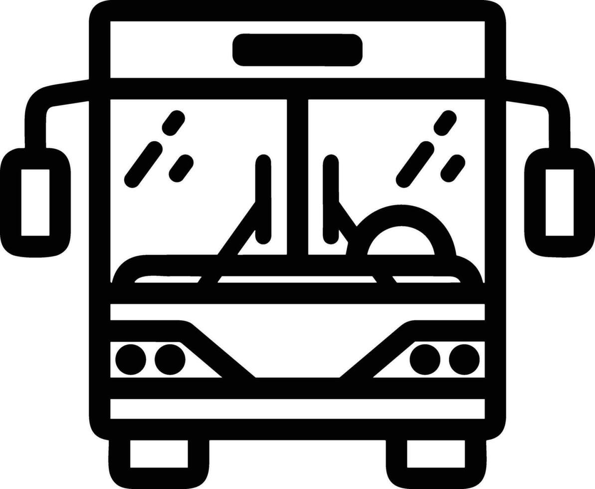 autobus transport symbole icône vecteur image. illustration de le silhouette autobus transport Publique Voyage conception image. eps dix