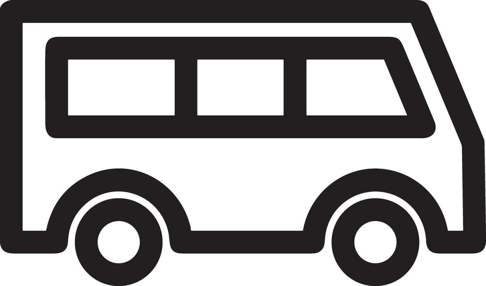 autobus transport symbole icône vecteur image. illustration de le silhouette autobus transport Publique Voyage conception image. eps dix