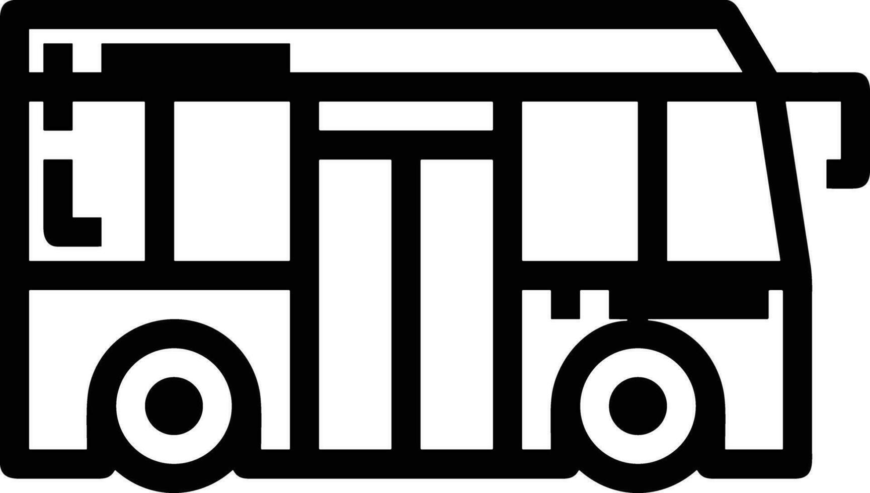 autobus transport symbole icône vecteur image. illustration de le silhouette autobus transport Publique Voyage conception image. eps dix