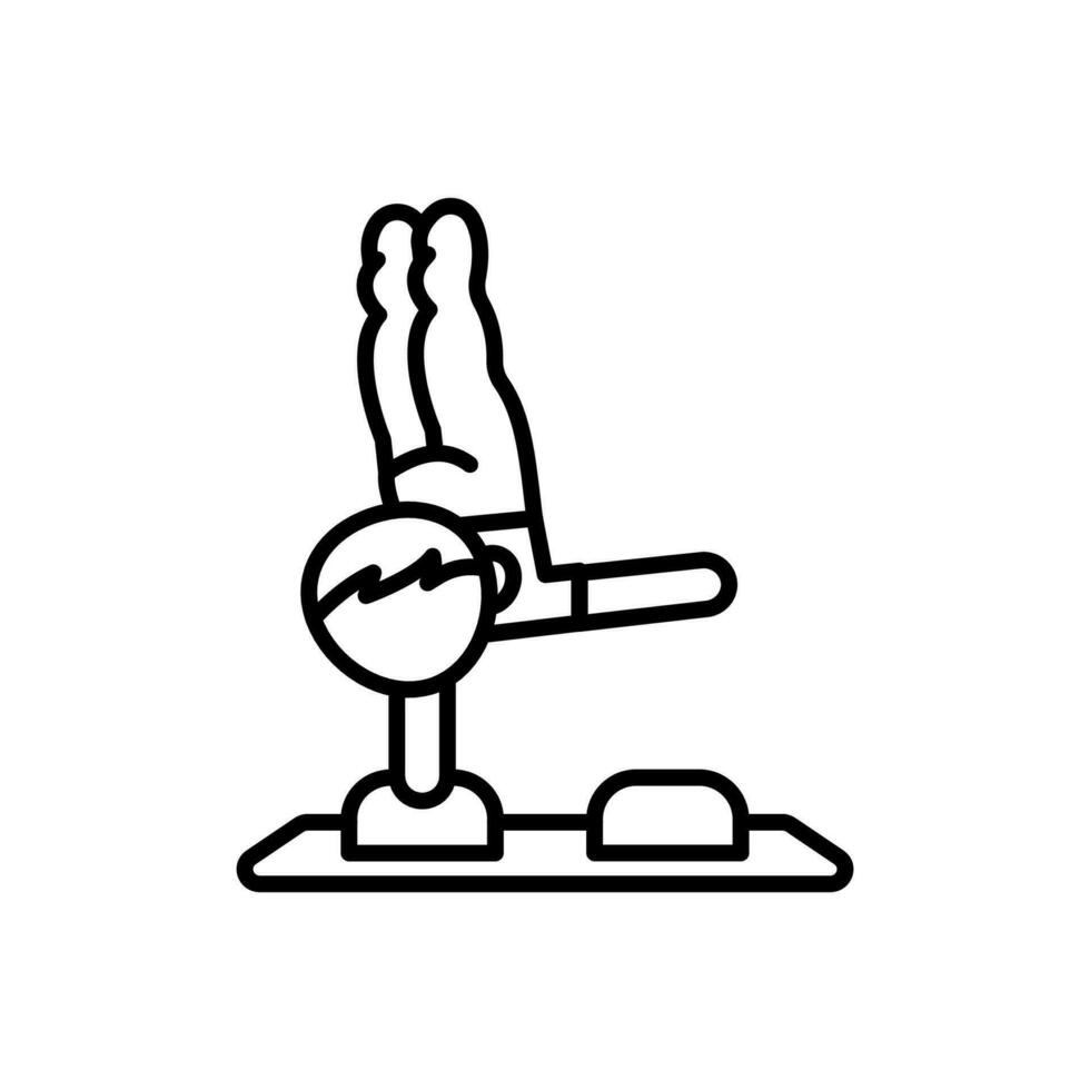 gymnastique icône dans vecteur. illustration vecteur