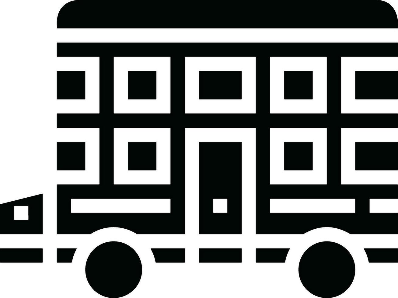 autobus transport symbole icône vecteur image. illustration de le silhouette autobus transport Publique Voyage conception image. eps dix