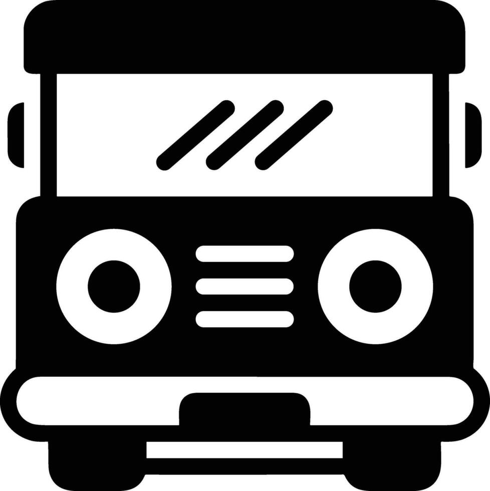 autobus transport symbole icône vecteur image. illustration de le silhouette autobus transport Publique Voyage conception image. eps dix