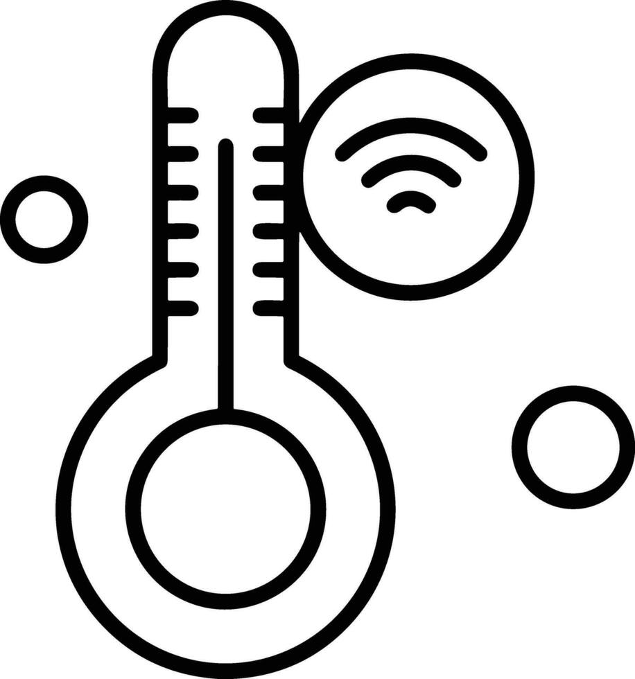 thermomètre médicament icône symbole image vecteur. illustration de le Température du froid et chaud mesure outil conception image.eps dix vecteur