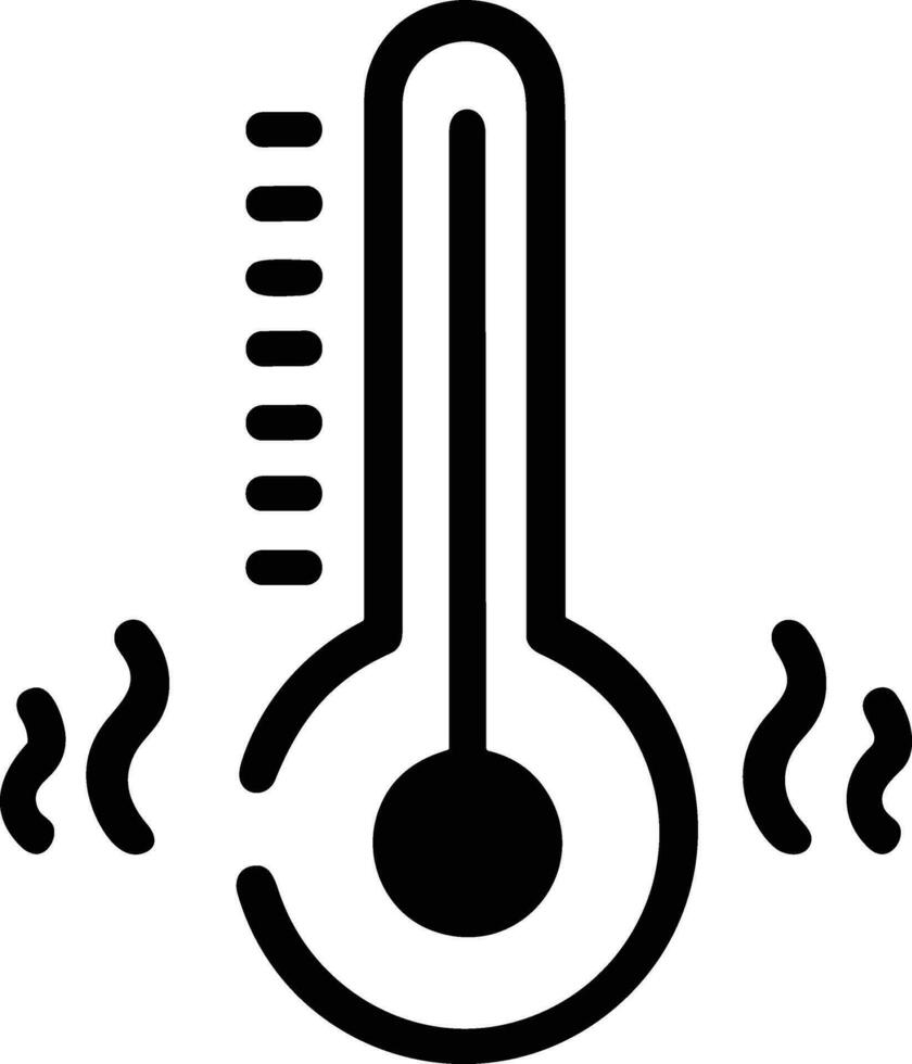 thermomètre médicament icône symbole image vecteur. illustration de le Température du froid et chaud mesure outil conception image.eps dix vecteur