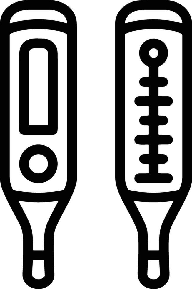 thermomètre médicament icône symbole image vecteur. illustration de le Température du froid et chaud mesure outil conception image.eps dix vecteur