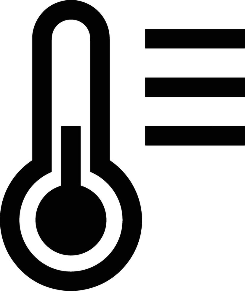 thermomètre médicament icône symbole image vecteur. illustration de le Température du froid et chaud mesure outil conception image.eps dix vecteur