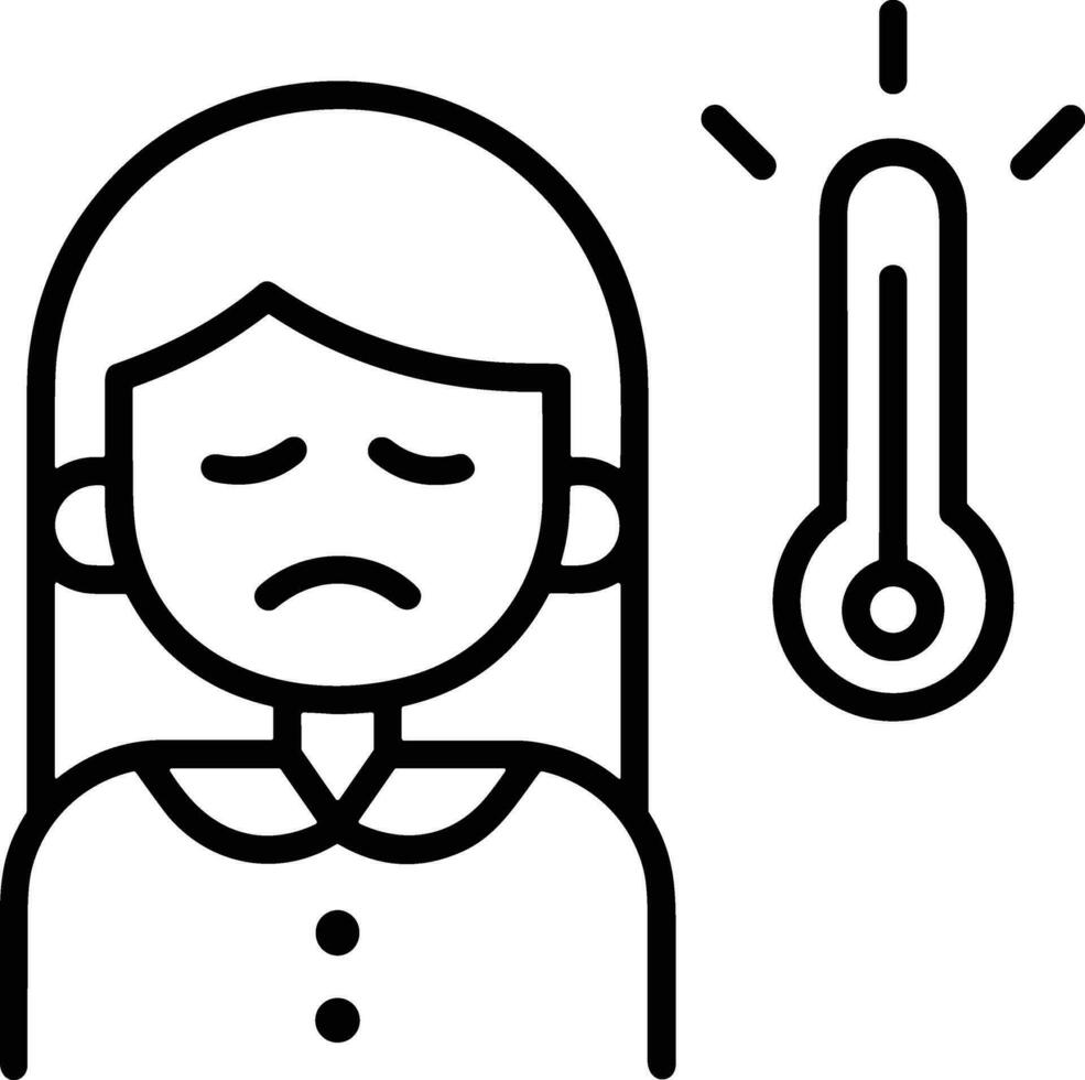 thermomètre médicament icône symbole image vecteur. illustration de le Température du froid et chaud mesure outil conception image.eps dix vecteur