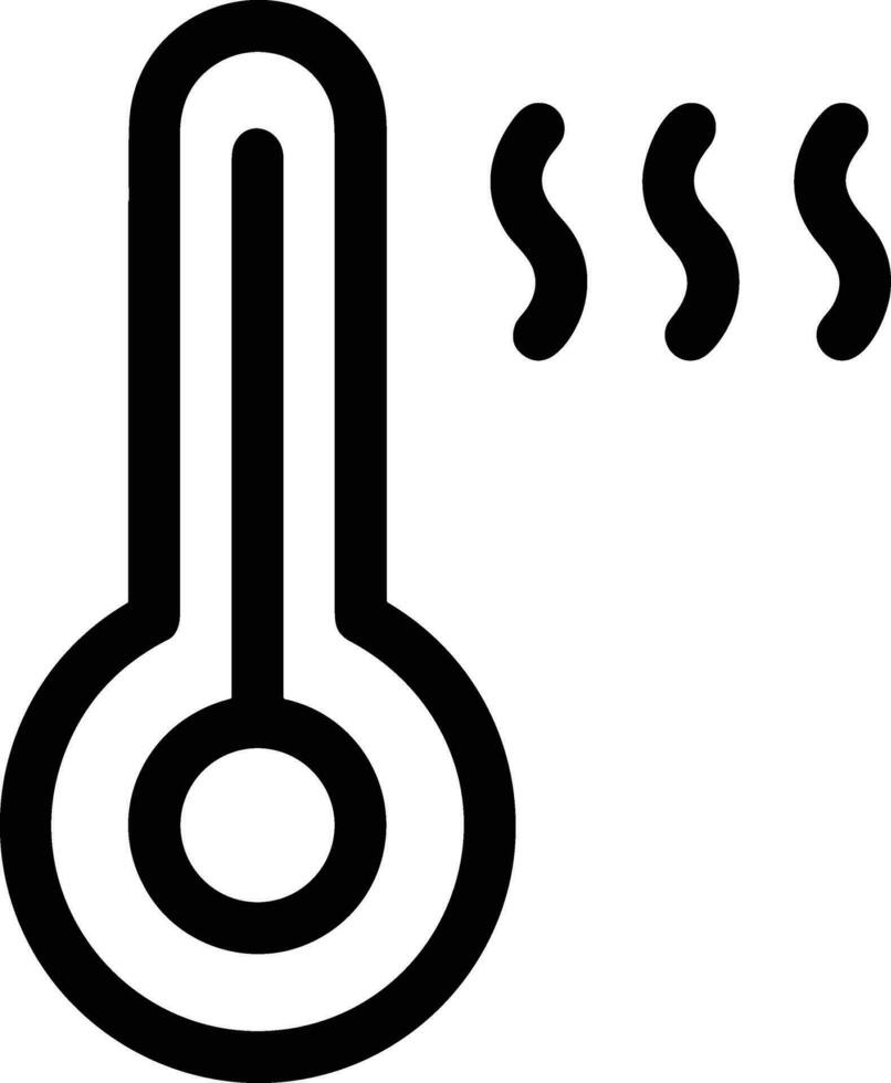 thermomètre médicament icône symbole image vecteur. illustration de le Température du froid et chaud mesure outil conception image.eps dix vecteur