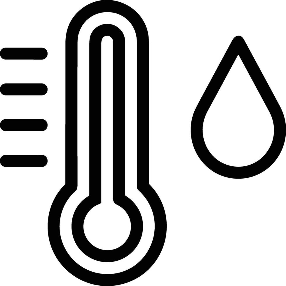 thermomètre médicament icône symbole image vecteur. illustration de le Température du froid et chaud mesure outil conception image.eps dix vecteur