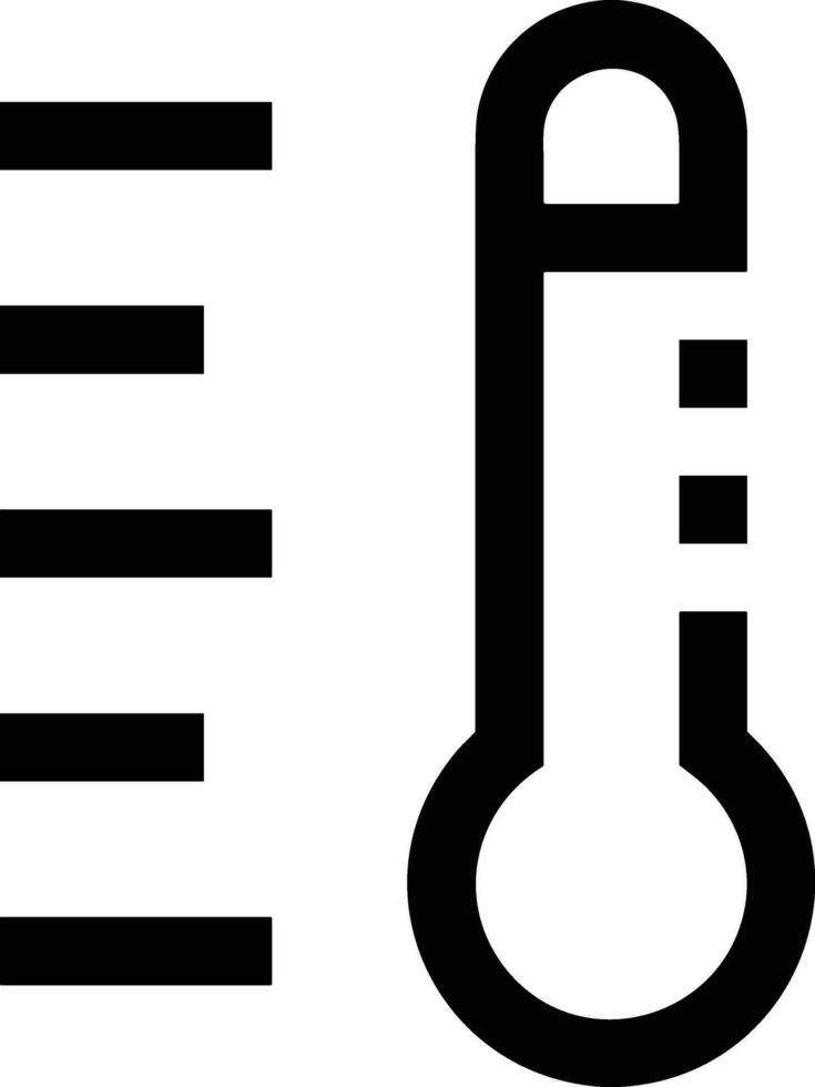 thermomètre médicament icône symbole image vecteur. illustration de le Température du froid et chaud mesure outil conception image.eps dix vecteur