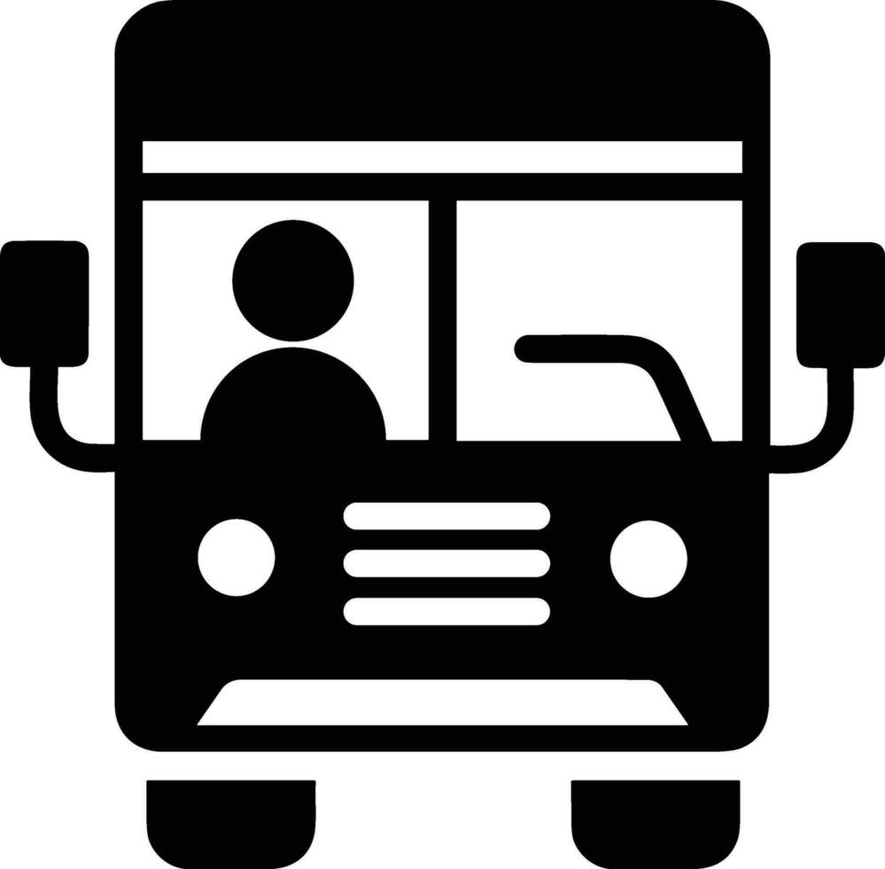 autobus transport symbole icône vecteur image. illustration de le silhouette autobus transport Publique Voyage conception image. eps dix