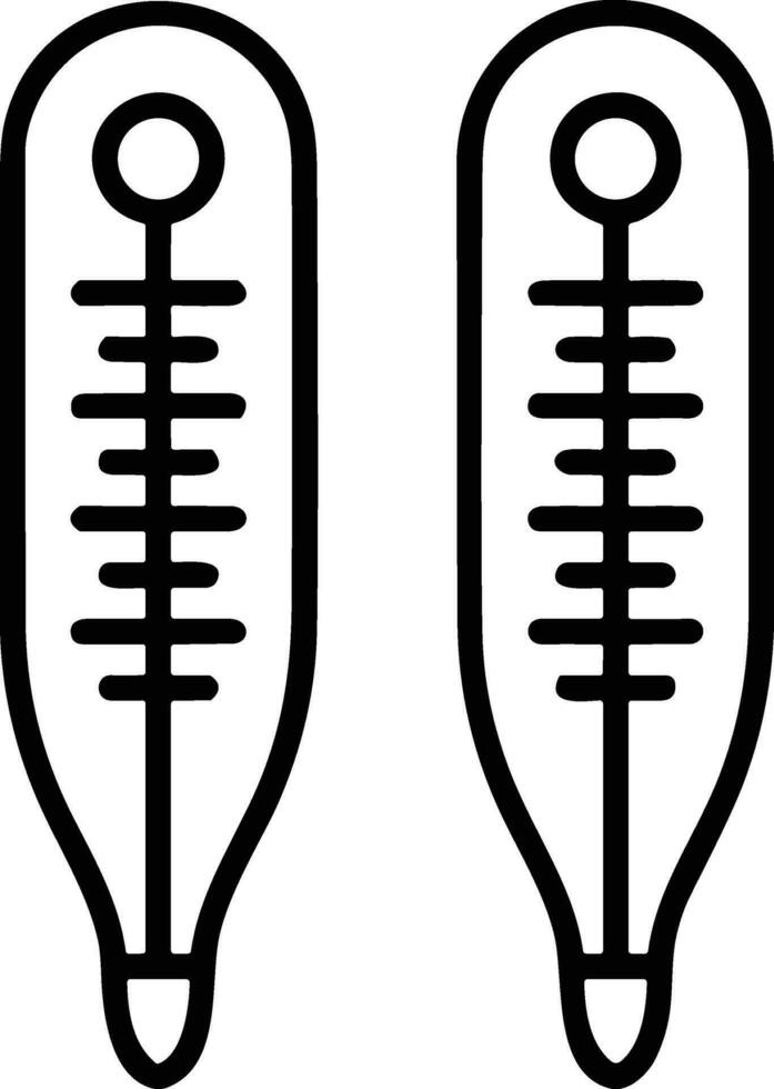 thermomètre médicament icône symbole image vecteur. illustration de le Température du froid et chaud mesure outil conception image.eps dix vecteur