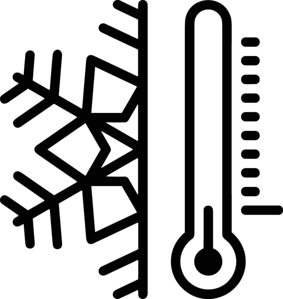 thermomètre médicament icône symbole image vecteur. illustration de le Température du froid et chaud mesure outil conception image.eps dix vecteur