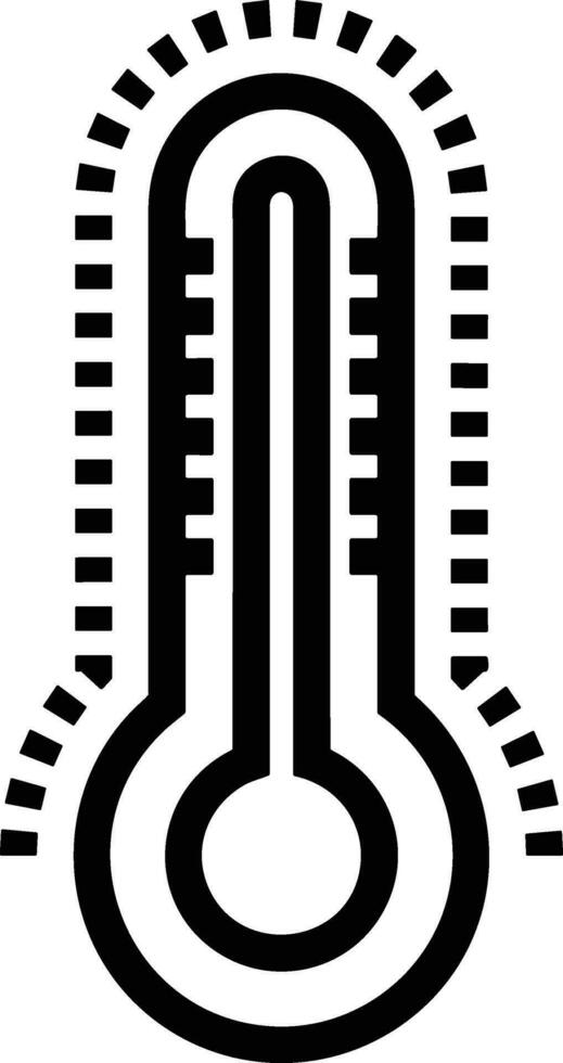 thermomètre médicament icône symbole image vecteur. illustration de le Température du froid et chaud mesure outil conception image.eps dix vecteur