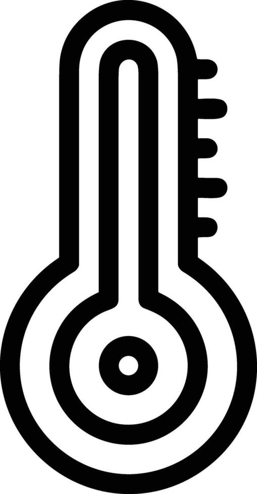 thermomètre médicament icône symbole image vecteur. illustration de le Température du froid et chaud mesure outil conception image.eps dix vecteur