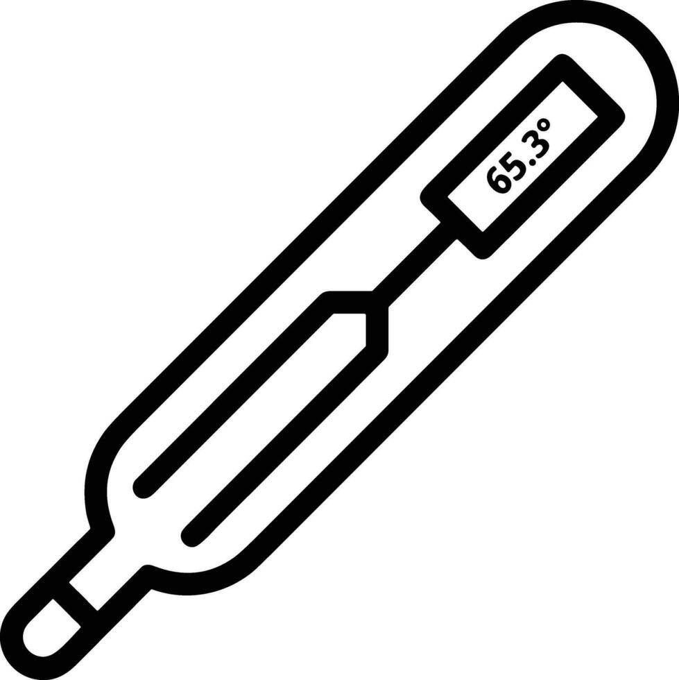 thermomètre médicament icône symbole image vecteur. illustration de le Température du froid et chaud mesure outil conception image.eps dix vecteur