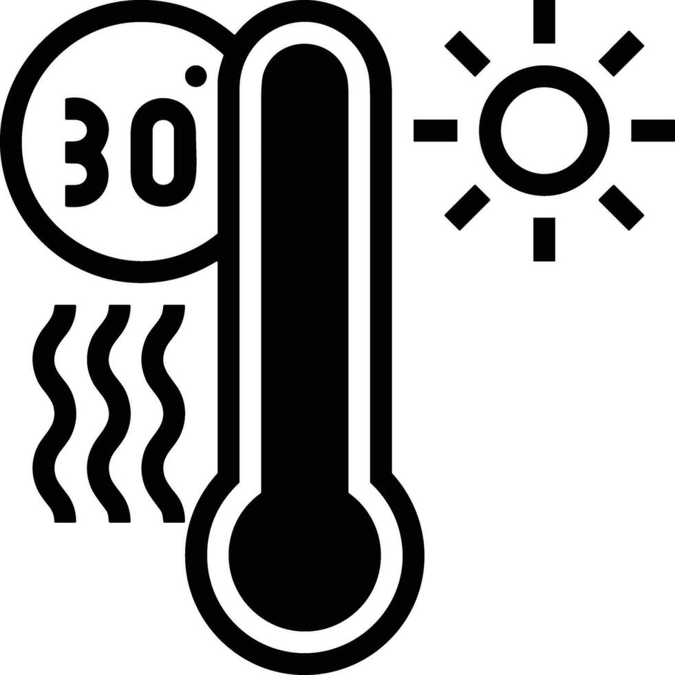 thermomètre médicament icône symbole image vecteur. illustration de le Température du froid et chaud mesure outil conception image.eps dix vecteur