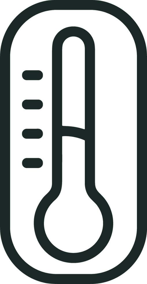 thermomètre médicament icône symbole image vecteur. illustration de le Température du froid et chaud mesure outil conception image.eps dix vecteur