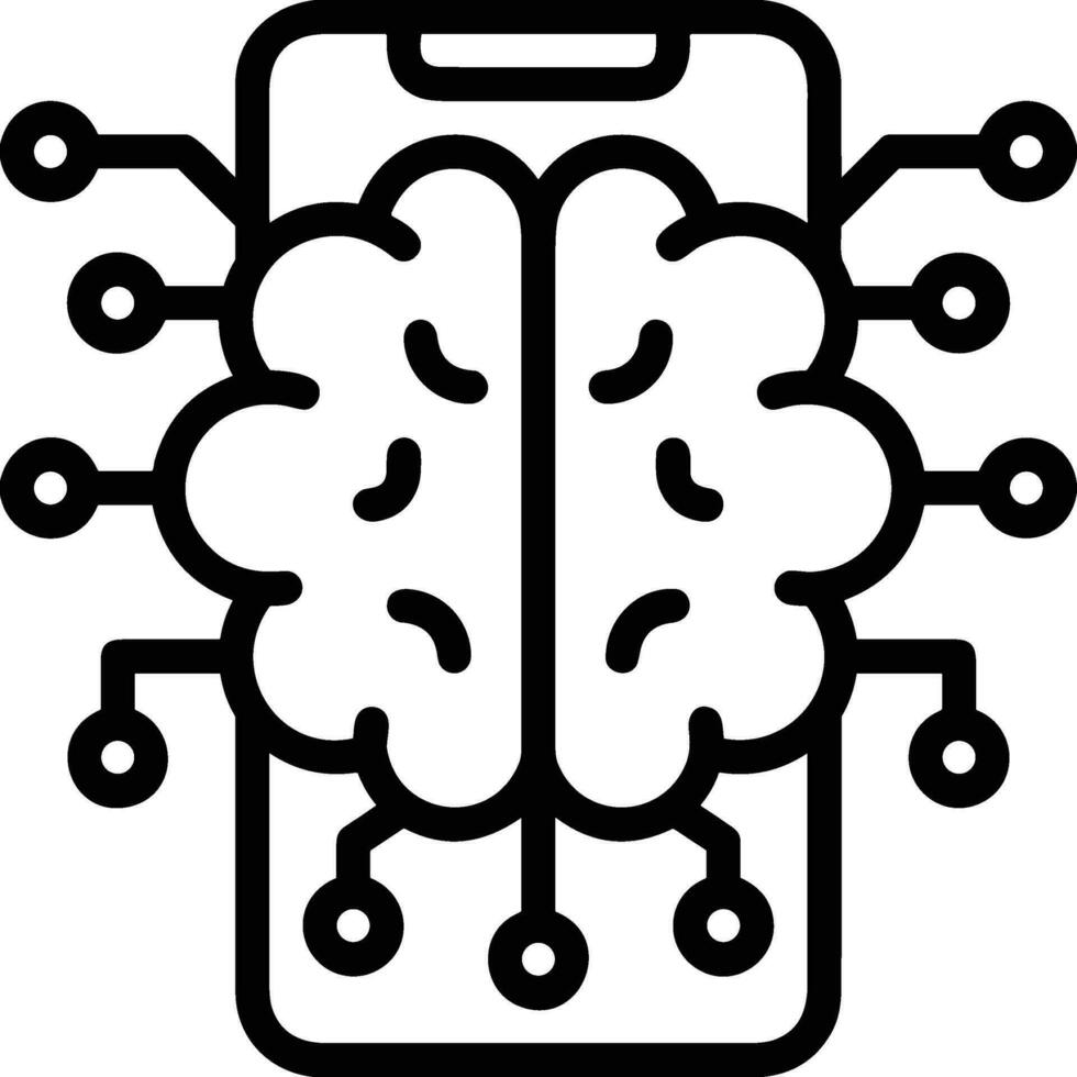 cerveau idée symbole icône vecteur image. illustration de le Créatif intelligence pense conception image. eps dix