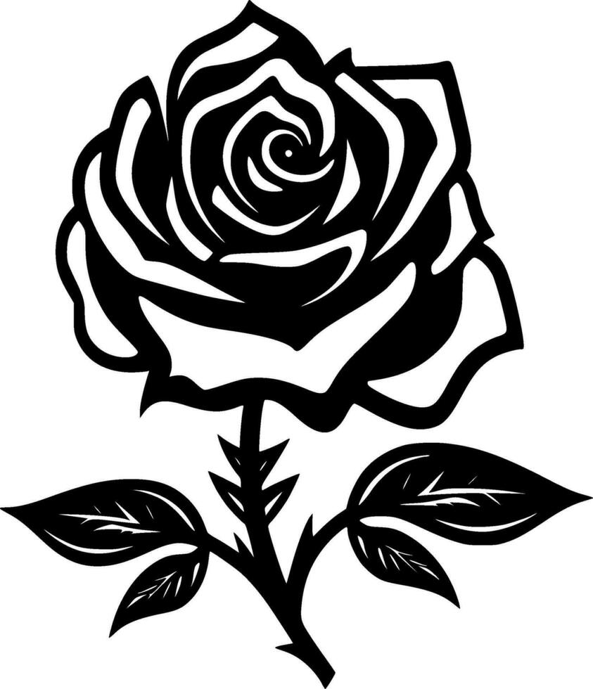 Rose - haute qualité vecteur logo - vecteur illustration idéal pour T-shirt graphique