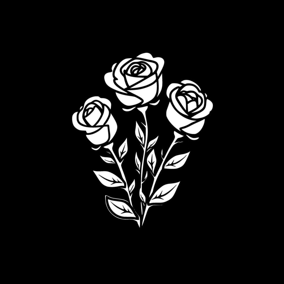 des roses - haute qualité vecteur logo - vecteur illustration idéal pour T-shirt graphique